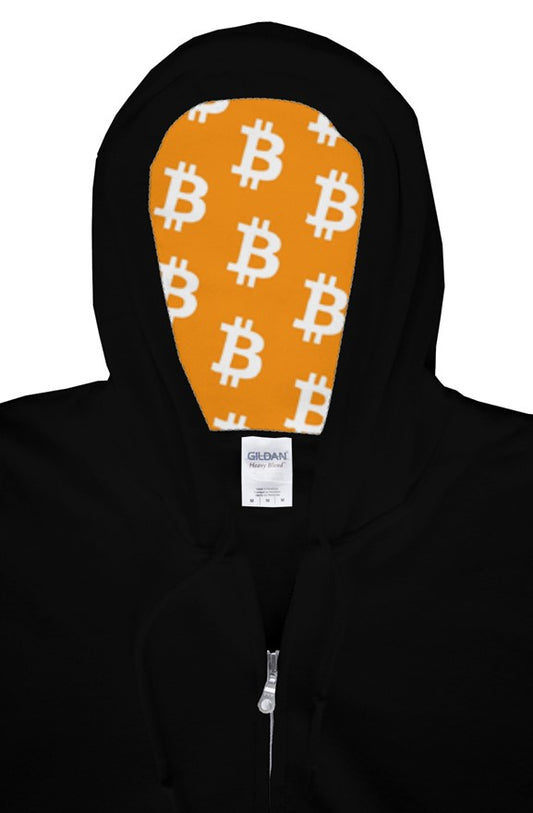 Bitcoin Bloom Hoodie – Embroidered ? Front + Lined